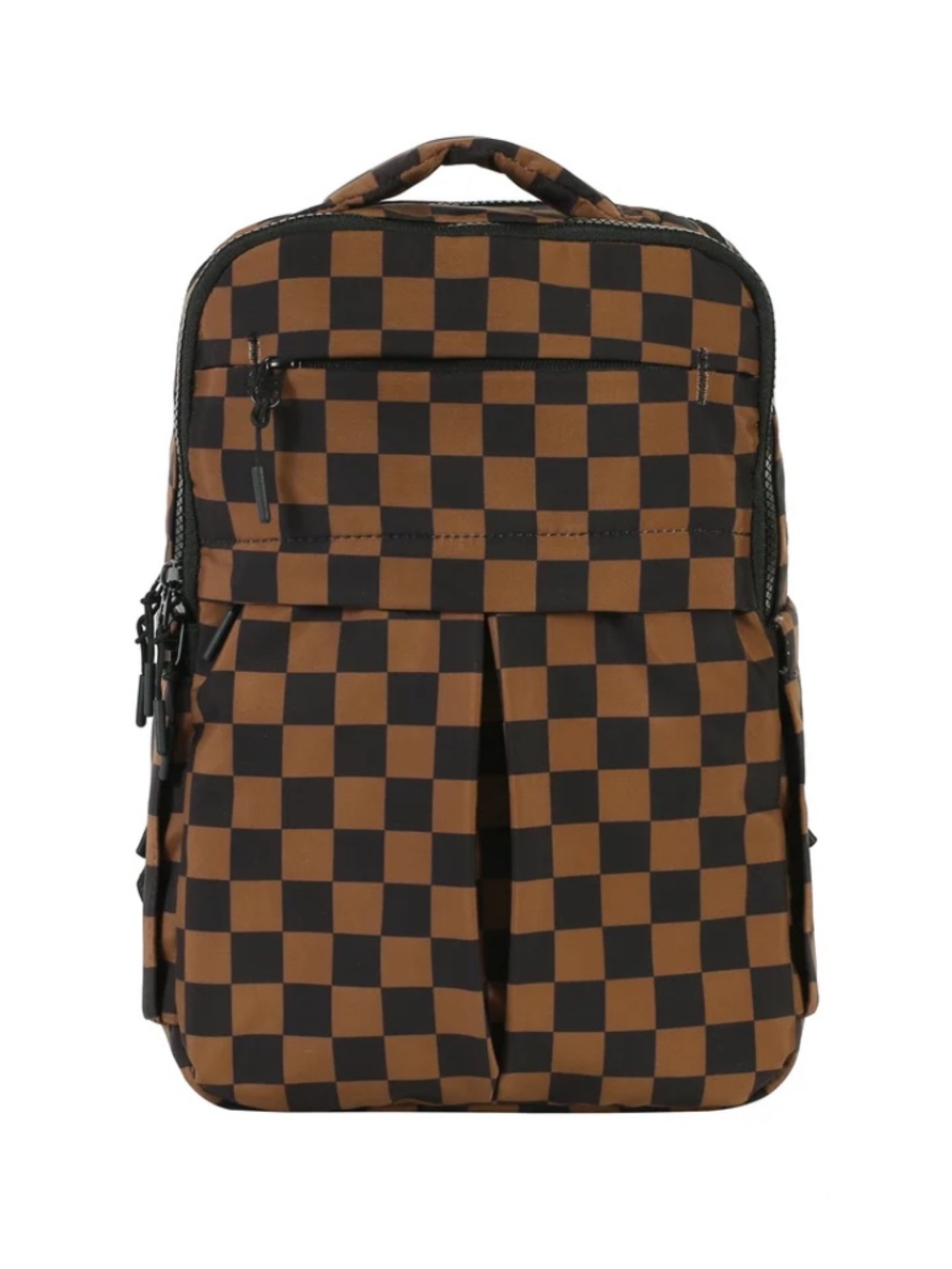 Emmafy Minimax Backpack - NWOT - Black/Brown Check
